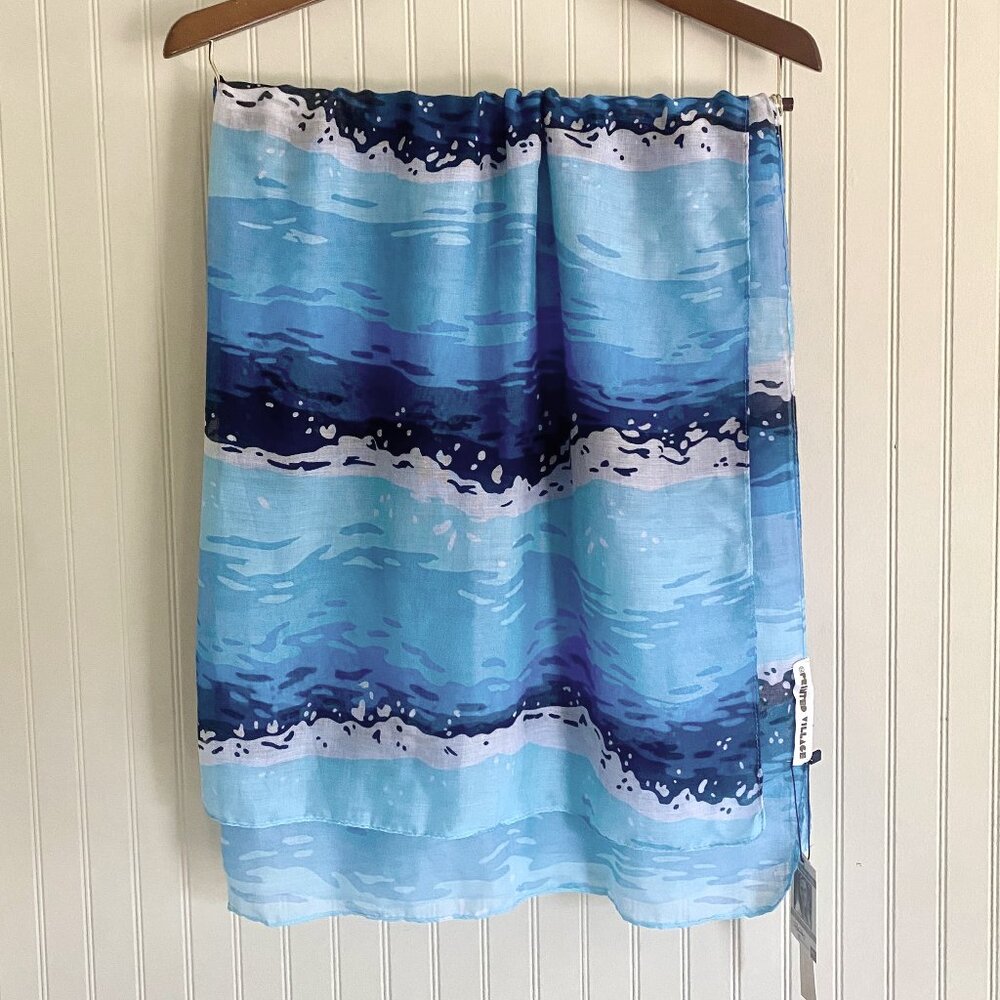Printed Village Sarong, Cover-Up. NWT!